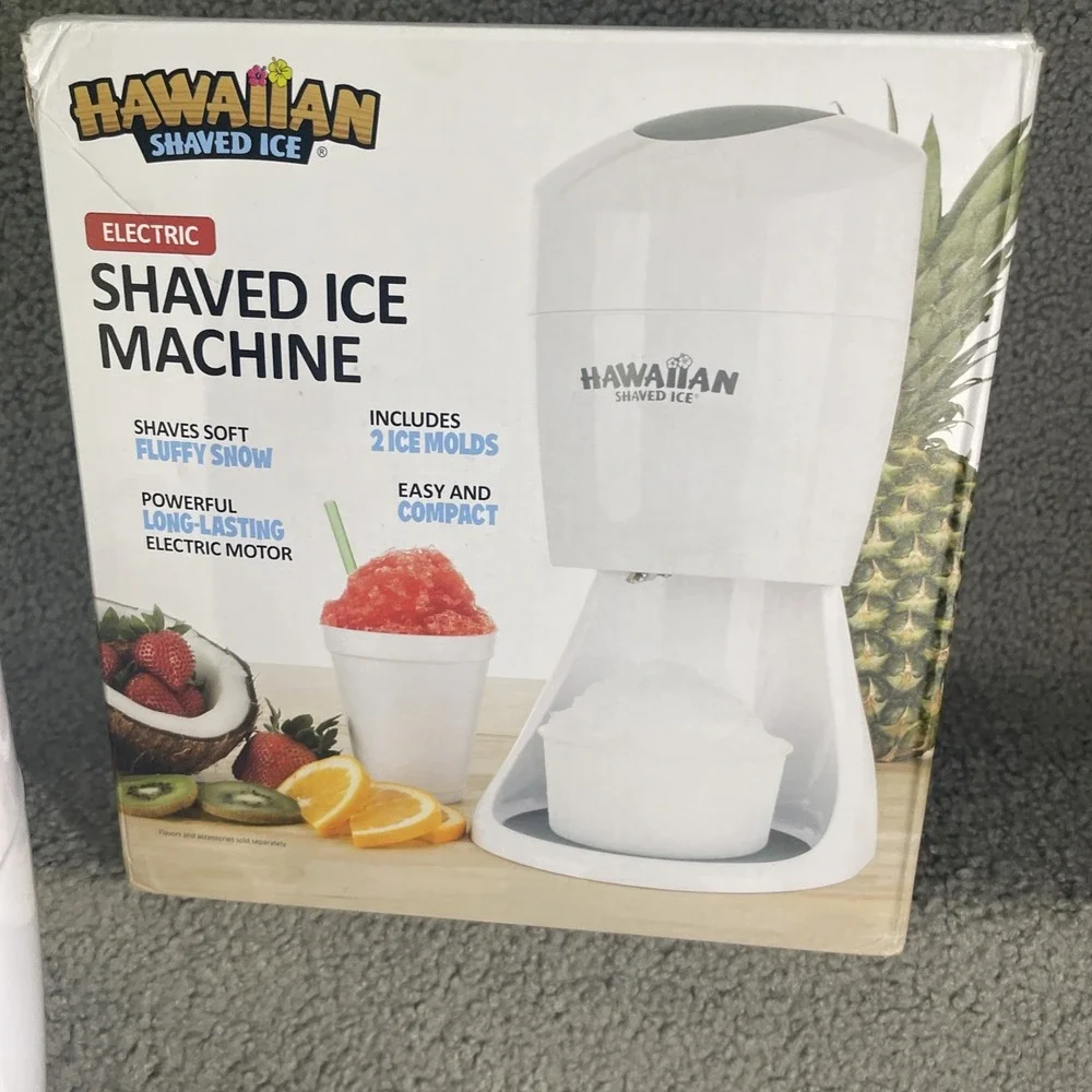 Hawaiian Shaved Ice S900A Electric Shaved Ice Machine Snow Cone Maker
